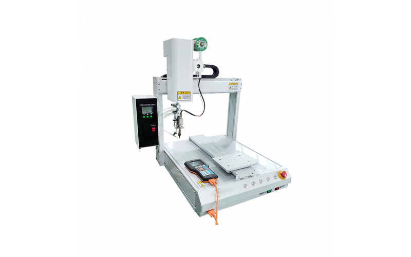 米恩HXJ331R四軸單平臺(tái)帶旋轉(zhuǎn)自動(dòng)焊錫機(jī)